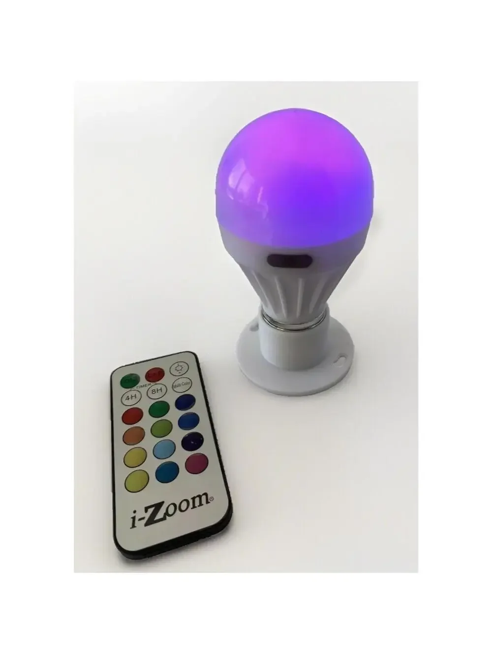 Izoom Colour Changing Light Bulb With Remote LED Light Hang And Grab
